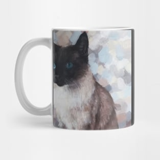 SIAMESE CAT, Siamese cat with blue eyes , Kawaii Animals, New Zealand Animals Mug